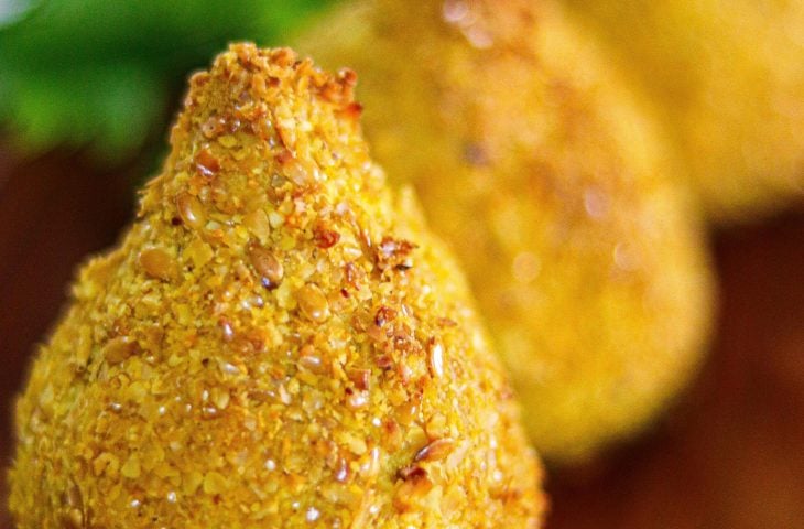 Coxinha fit vegetariana