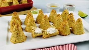 Coxinha rápida na air fryer