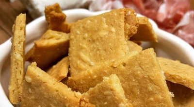 Cracker de grão-de-bico