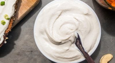 Cream cheese de castanha-de-caju