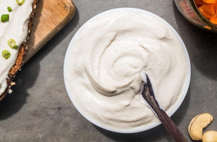 Cream cheese de castanha-de-caju