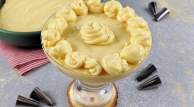 Creme belga sem ovo