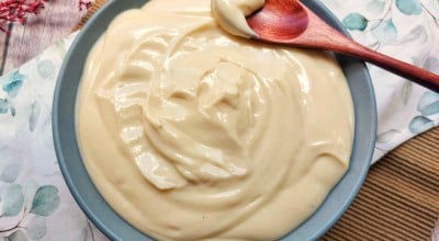 Creme branco doce