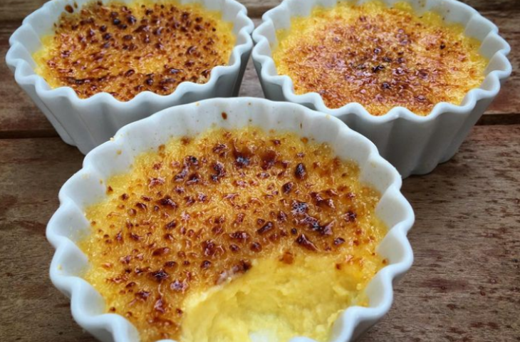 Crème brûlée de milho verde