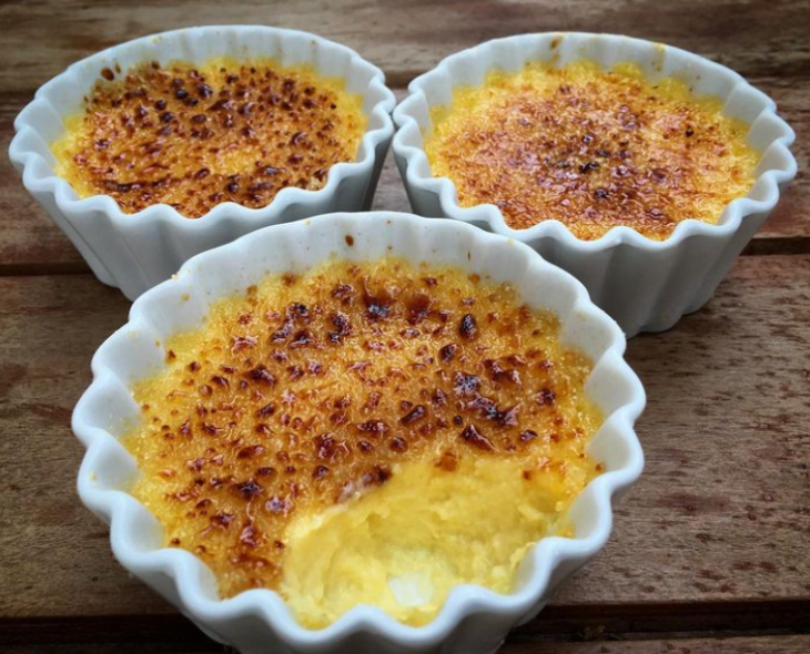 Crème brûlée de milho verde