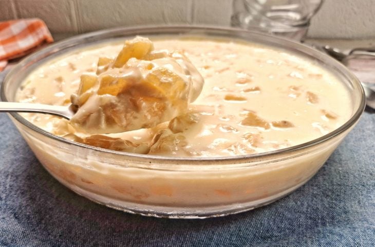 Creme de abacaxi