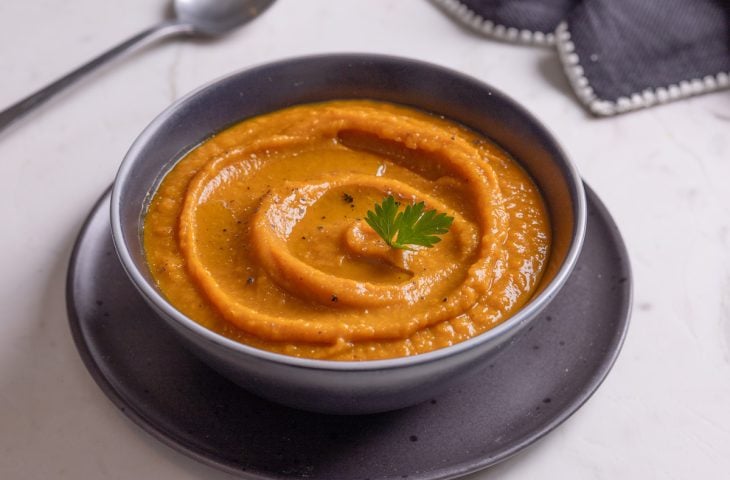 Creme de abóbora cabotiá