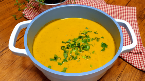 Creme de abóbora com especiarias