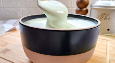 Creme de alho com leite