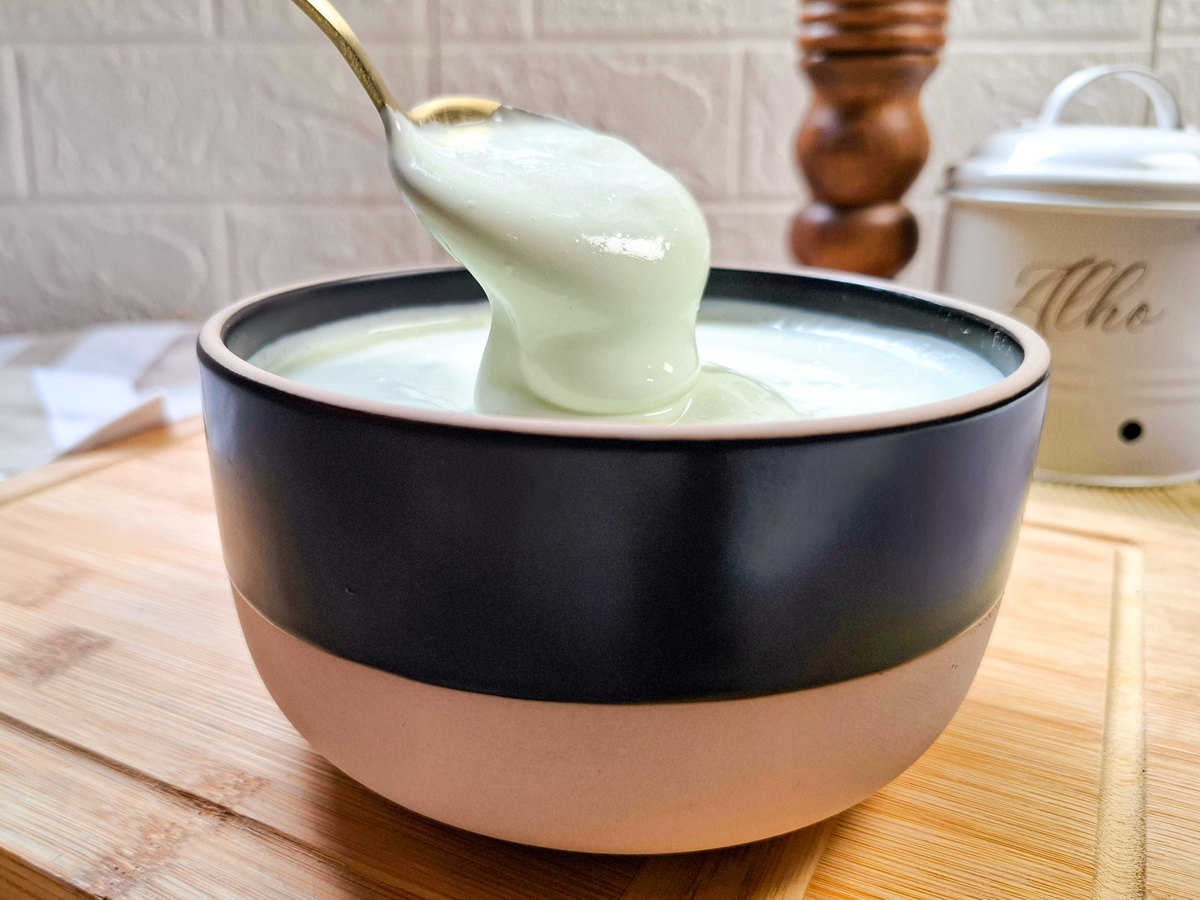 Creme de alho com leite