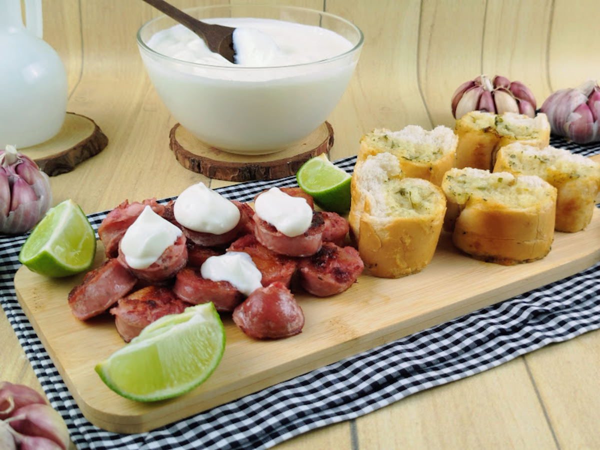 Creme de alho para churrasco