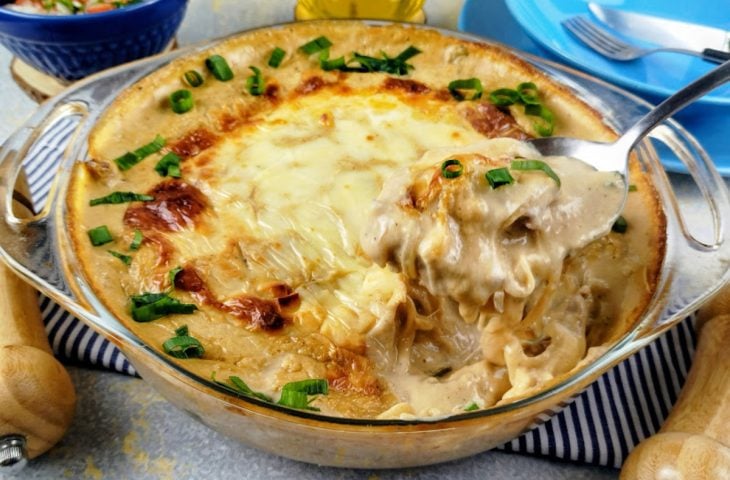 Creme de batatas com carne