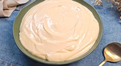 Creme de confeiteiro com creme de leite