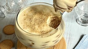 Creme de cupuaçu com bolacha