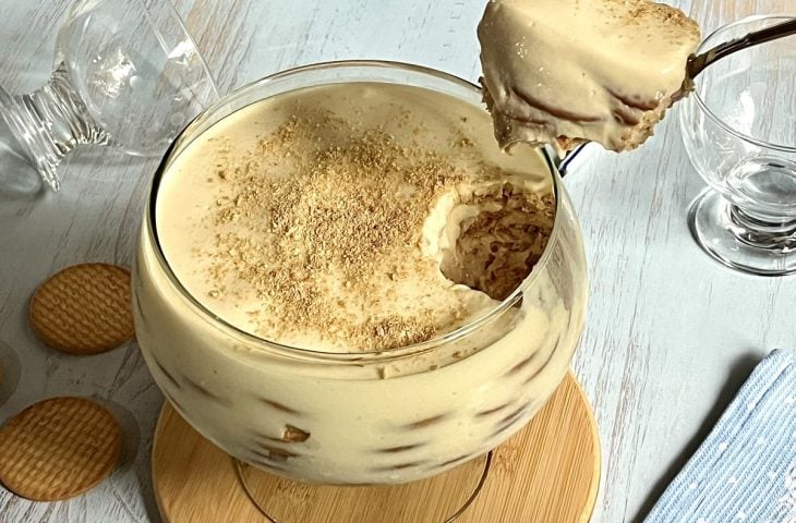 Creme de cupuaçu com bolacha