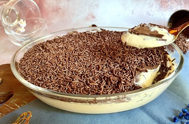 Creme de cupuaçu com chocolate