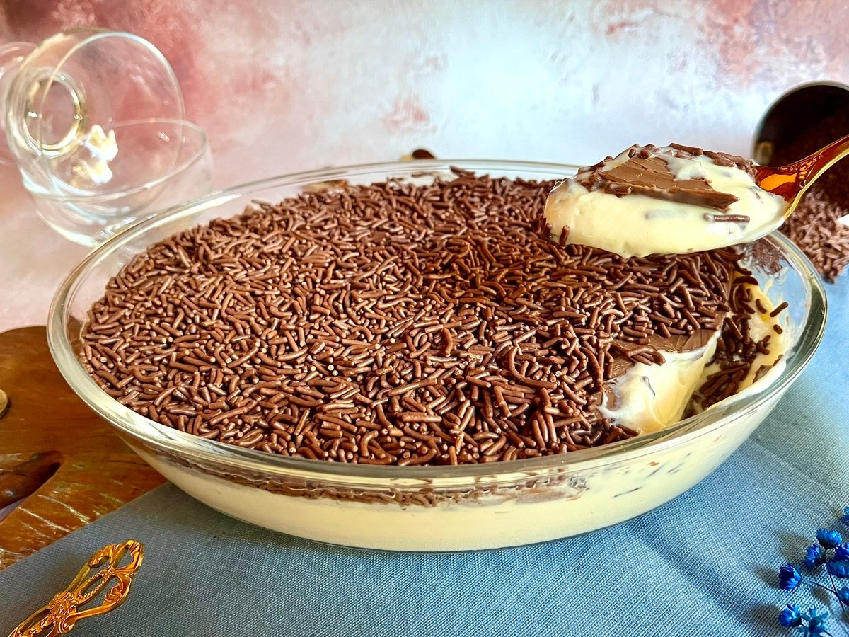 Creme de cupuaçu com chocolate