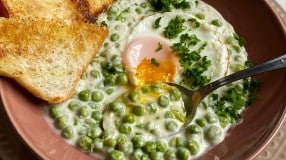Creme de ervilha húngaro