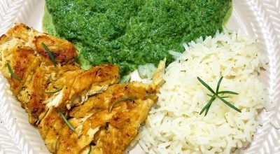 Creme de espinafre com parmesão