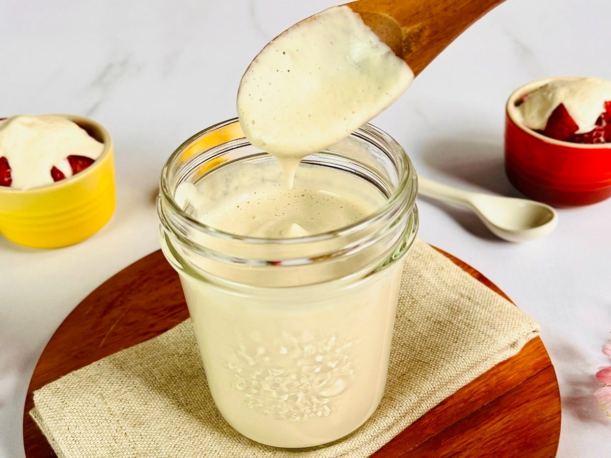 Creme de leite vegano