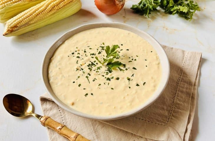 Creme de milho simples com creme de leite