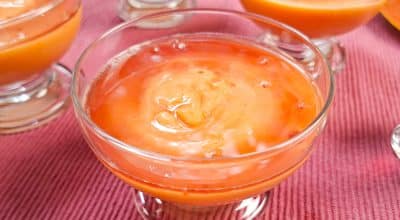 Creme de papaia com cassis