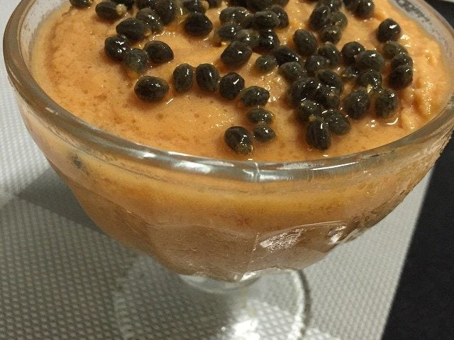 Creme proteico de papaya