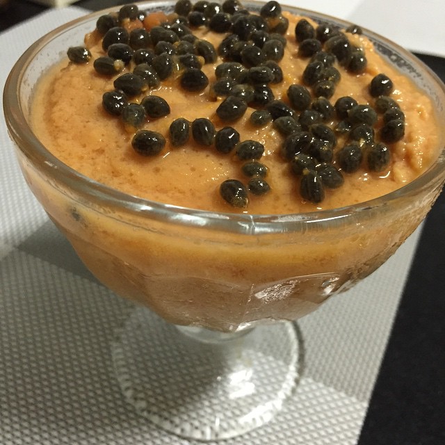 Creme proteico de papaya