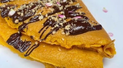 Crepe bolo de cenoura