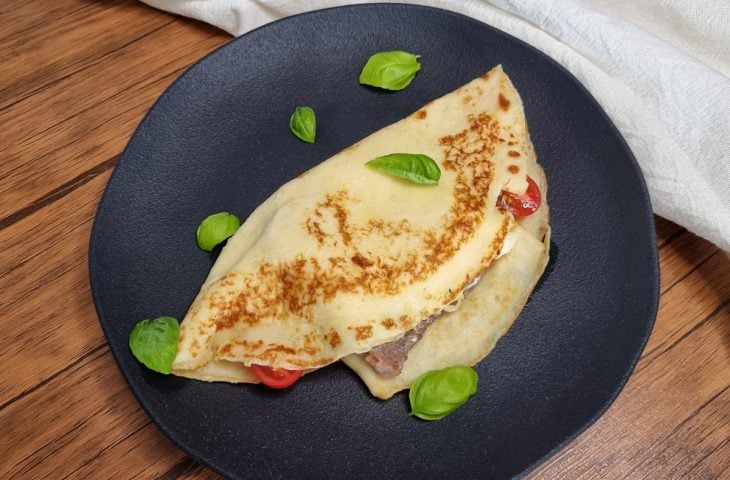Crepe de carne com Catupiry