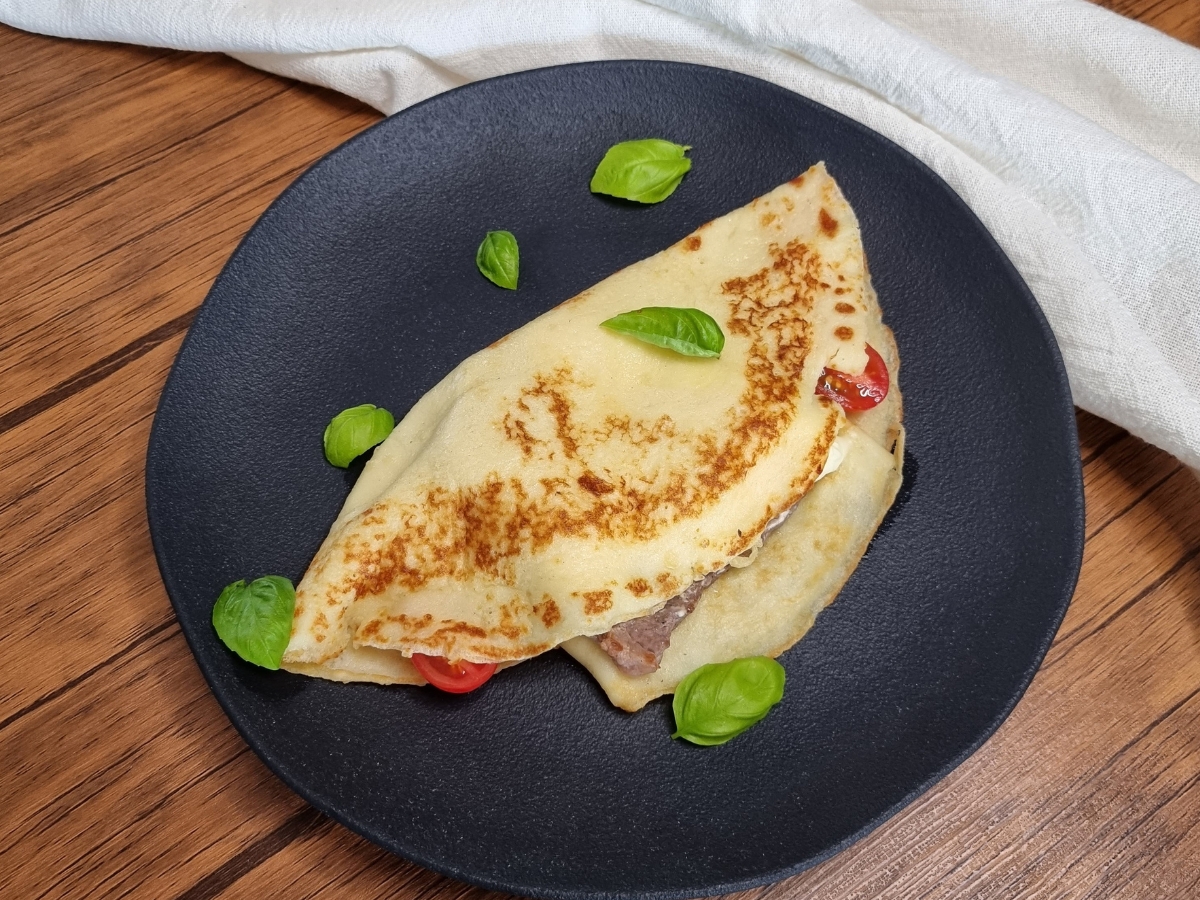 Crepe de carne com Catupiry