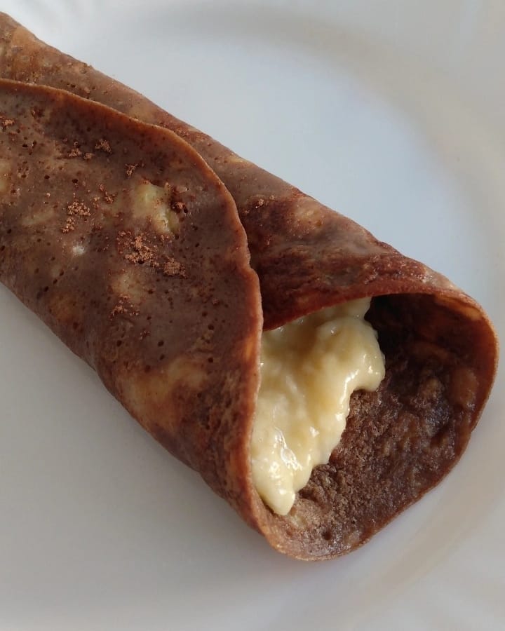 Crepe doce saudável