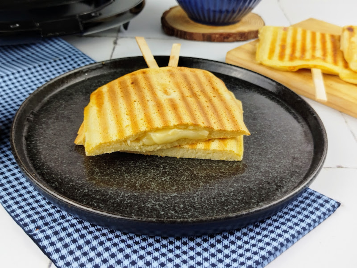 Crepe na sanduicheira