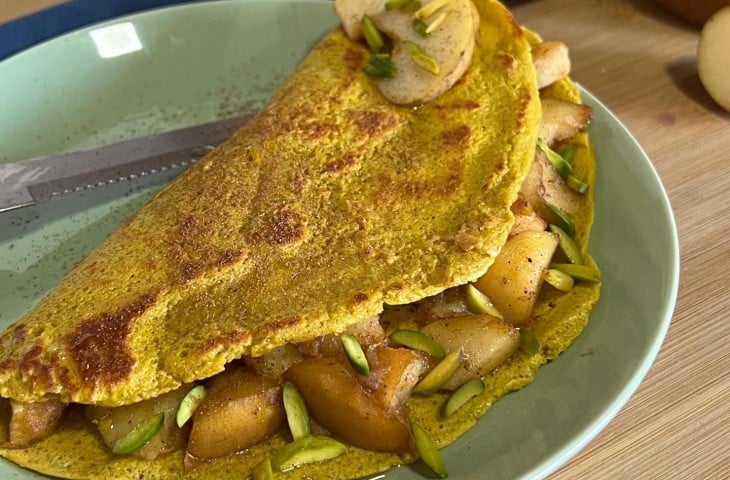 Crepioca com 3 ingredientes