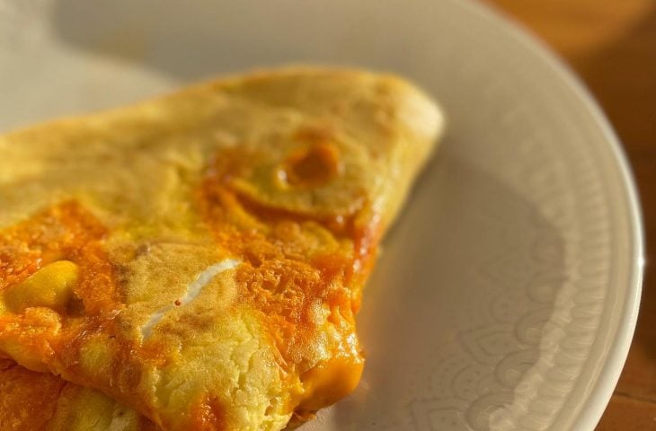 Crepioca com queijo