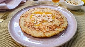 Crepioca de banana e aveia