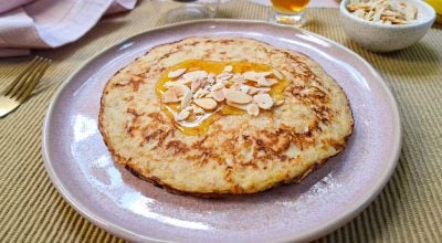 Crepioca de banana e aveia