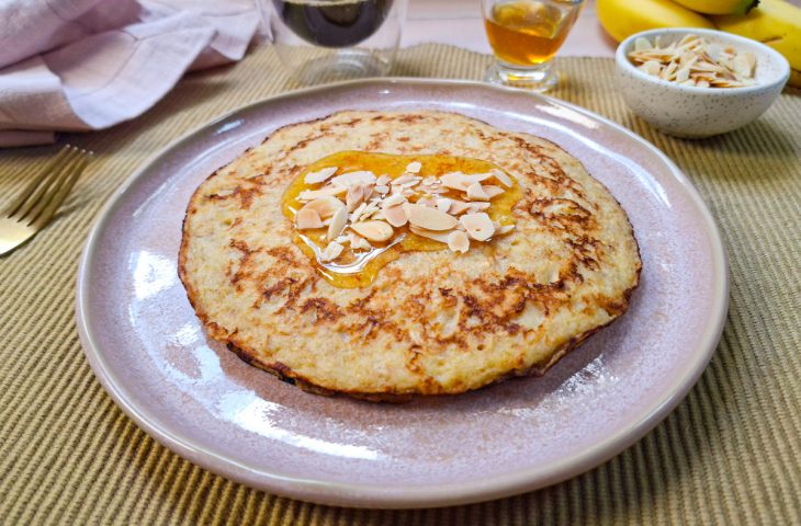 Crepioca de banana e aveia