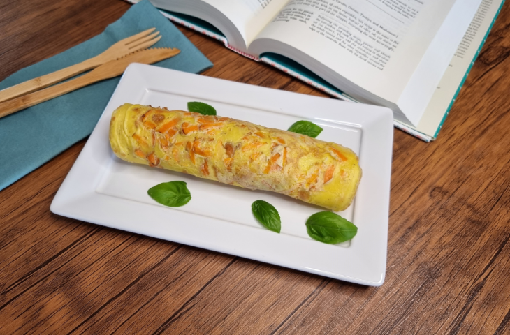 Crepioca de frango com requeijão