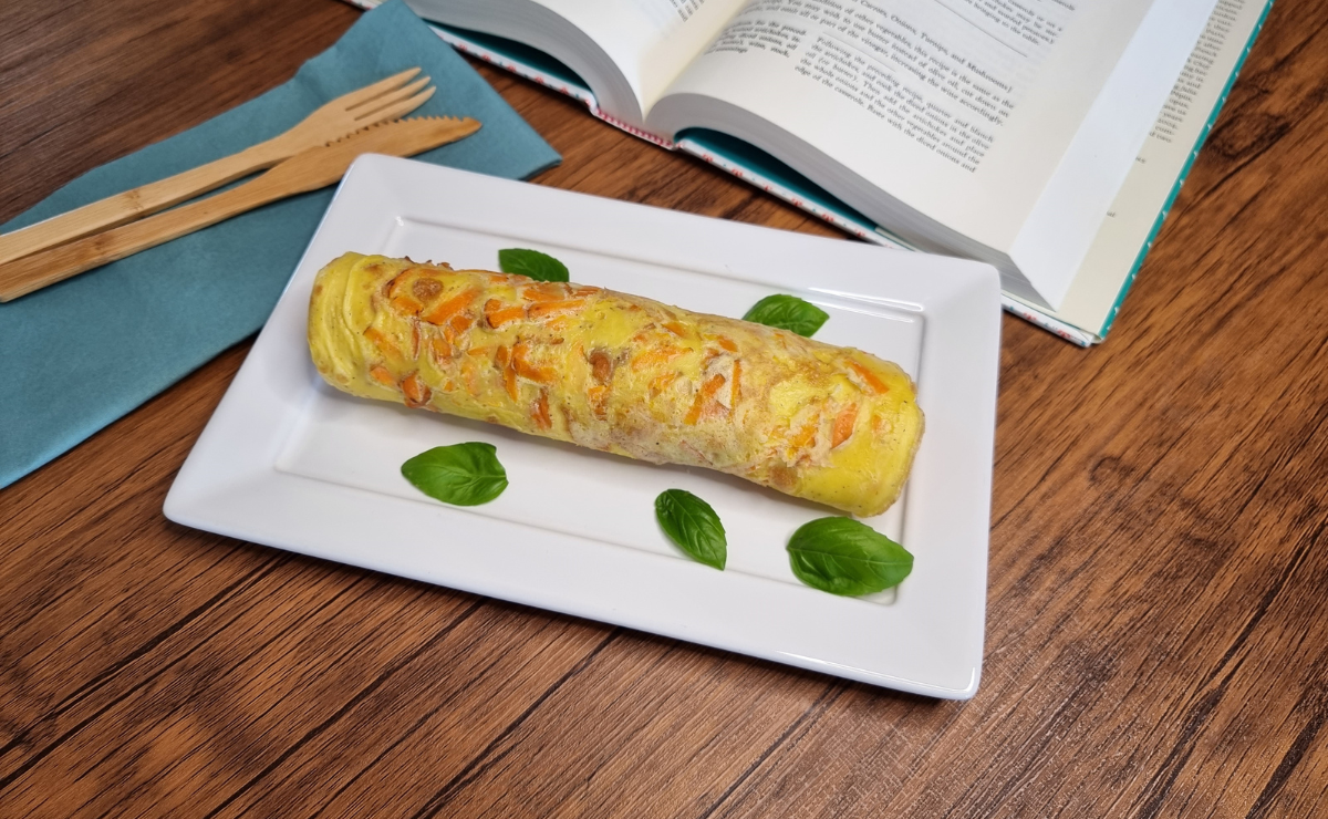 Crepioca de frango com requeijão