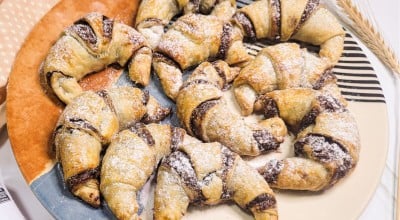 Croissant com massa folhada