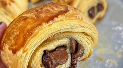 Croissant de chocolate