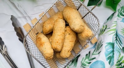 Croquete de aveia com queijo
