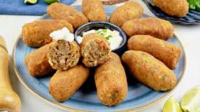 Croquete de carne moída