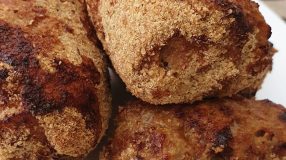Croquete de carne moída saudável