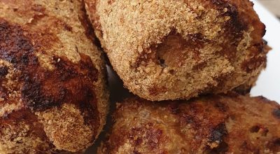 Croquete de carne moída saudável