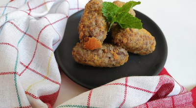 Croquete de carne moída simples