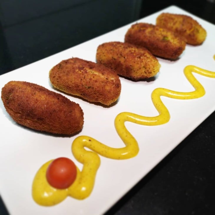 Croquete de frango saudável