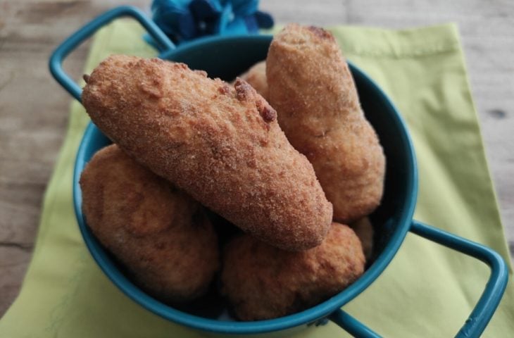 Croquete de frango simples