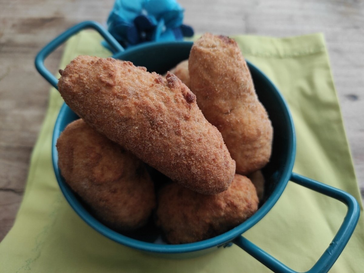 Croquete de frango simples